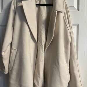 Elegant Cream Women's Coat